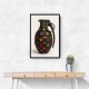 Louis Vuitton Fashion Inspired Grenade Wall Art  